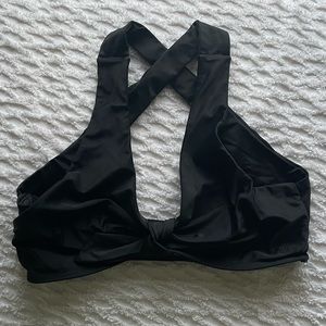 Albion black bikini triangle top